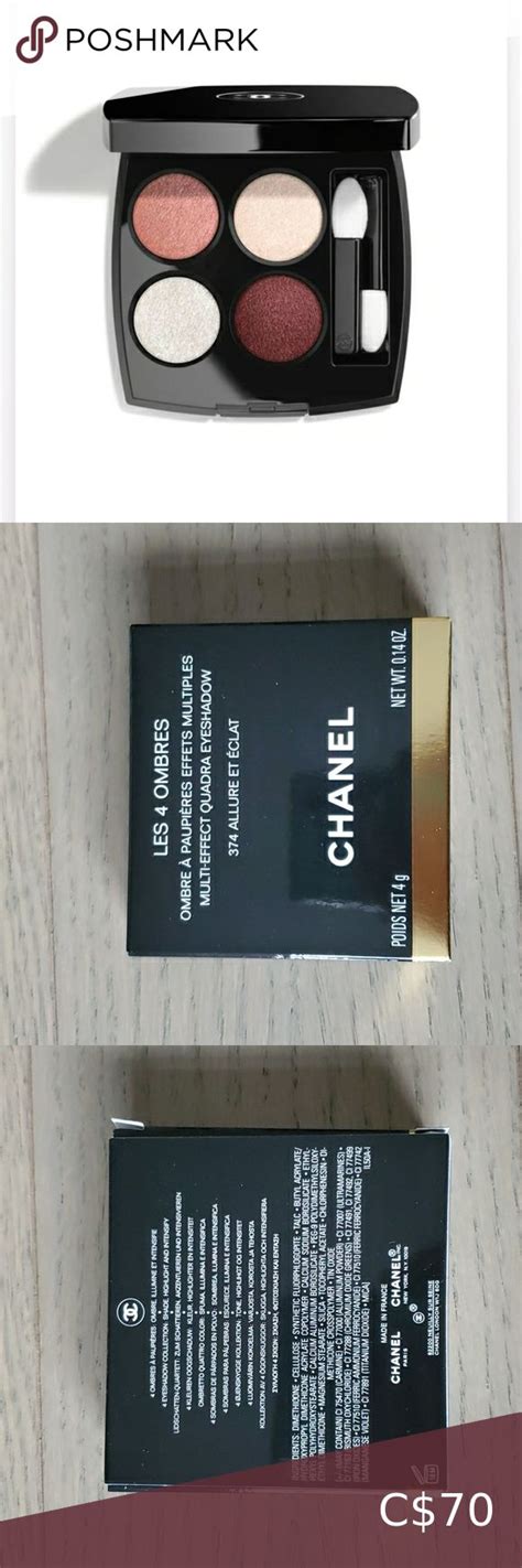 chanel les 4 ombres allure et eclat|chanel clair obscur.